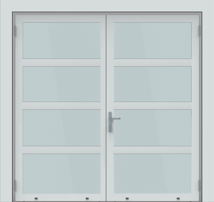 Compleet gevuld met glas